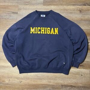 Vintage 90s Russell Michigan University Crewneck